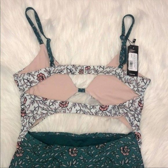 TAVIK Womens Size Small Penelope One Piece in Wild Flower Storm Green - Picture 7 of 8